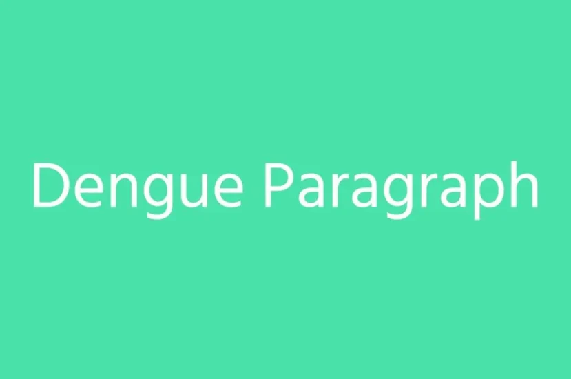Dengue Paragraph