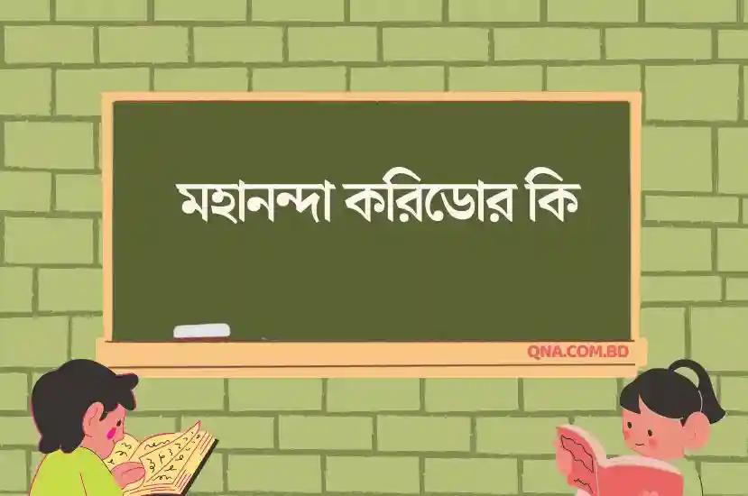 মহানন্দা করিডোর কি